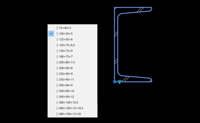 C型溝形鋼 Cad _ リップ溝形鋼 規格 Cad , 溝形鋼 – FQFHTV