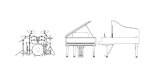 楽器 CADデータ｜全5種類 | CAD素材.com