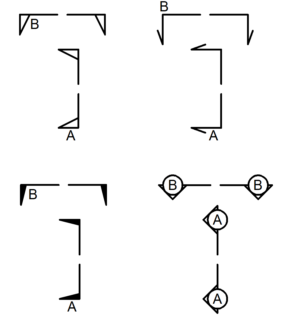 建築図面記号-断面記号