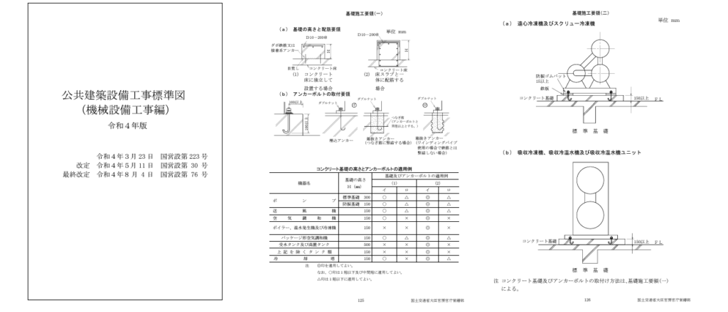 CADデータ画像-公共建築設備工事標準図（機械設備工事編）