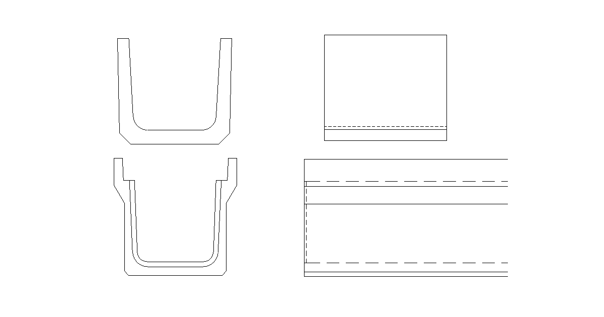 アイキャッチ-U形側溝、落ちふた式U形側溝