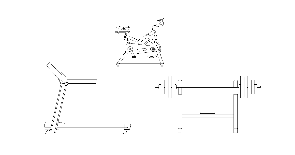 アイキャッチ-スポーツジム、トレーニングマシン